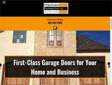 Tablet Screenshot of harmondoor.com